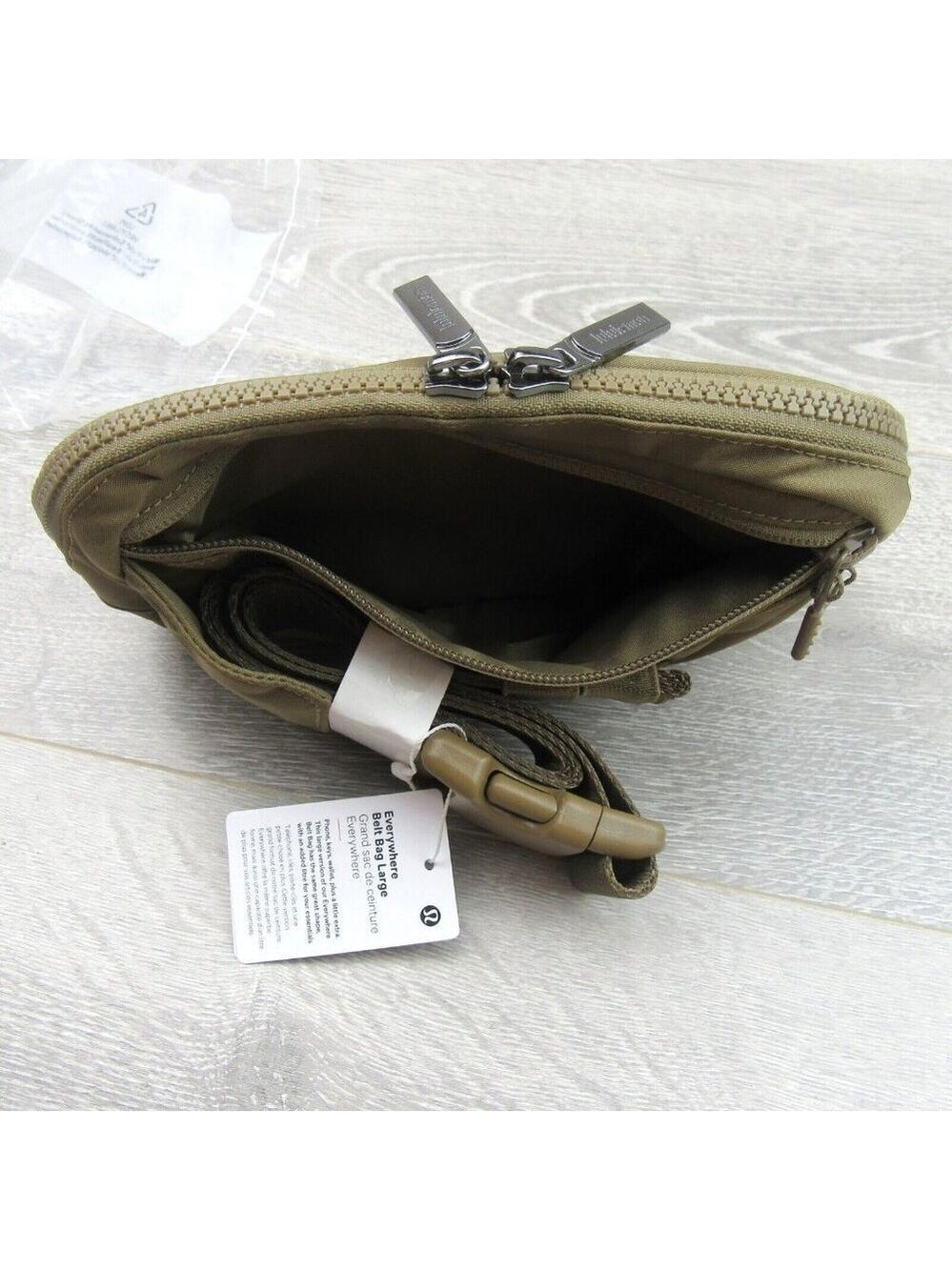 Lululemon Everywhere Belt Bag Large Artifact (2L) Travel Vacation NEW - Picture 5 of 15